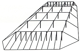 aluminet shade cloth structure